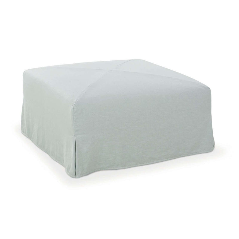 Robin Bruce Miles Fabric Ottoman MILES-SLIP-005 IMAGE 1